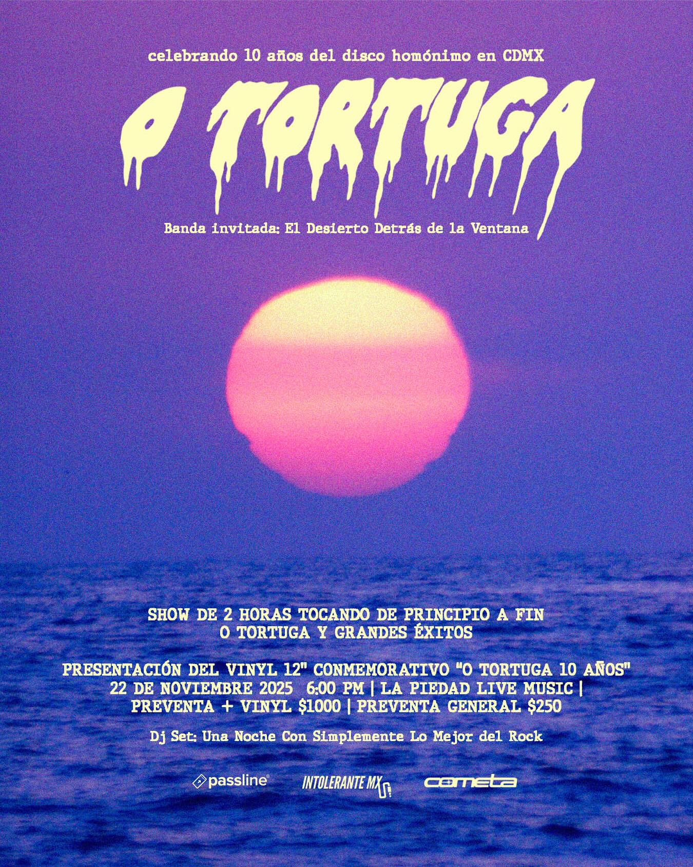 O Tortuga en vivo