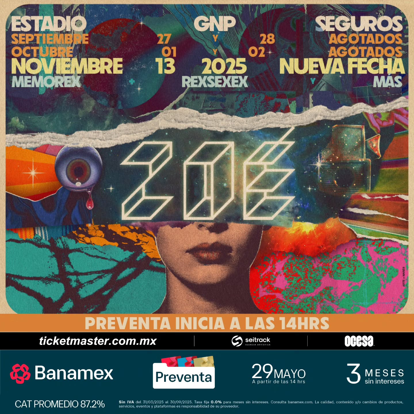 Zoe en el Estadio GNP Seguros