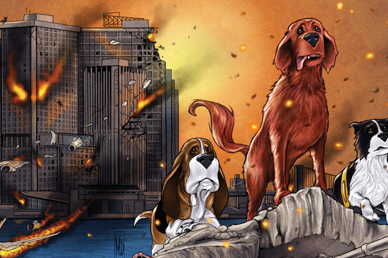 Comic Rover Red Charlie: El apocalipsis con perros