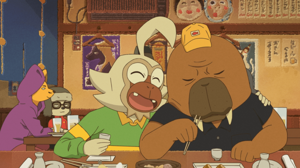 captura de pantalla de Odd Taxi en Crunchyroll
