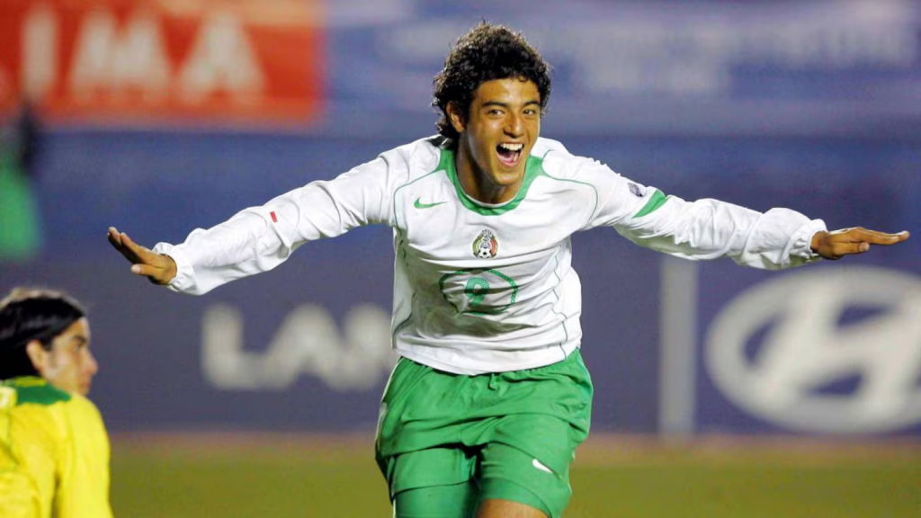Carlos Vela durante el Mundial Sub 17 (2005)