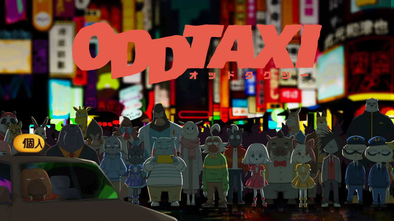 Portada promocional para Odd Taxi en Crunchyroll