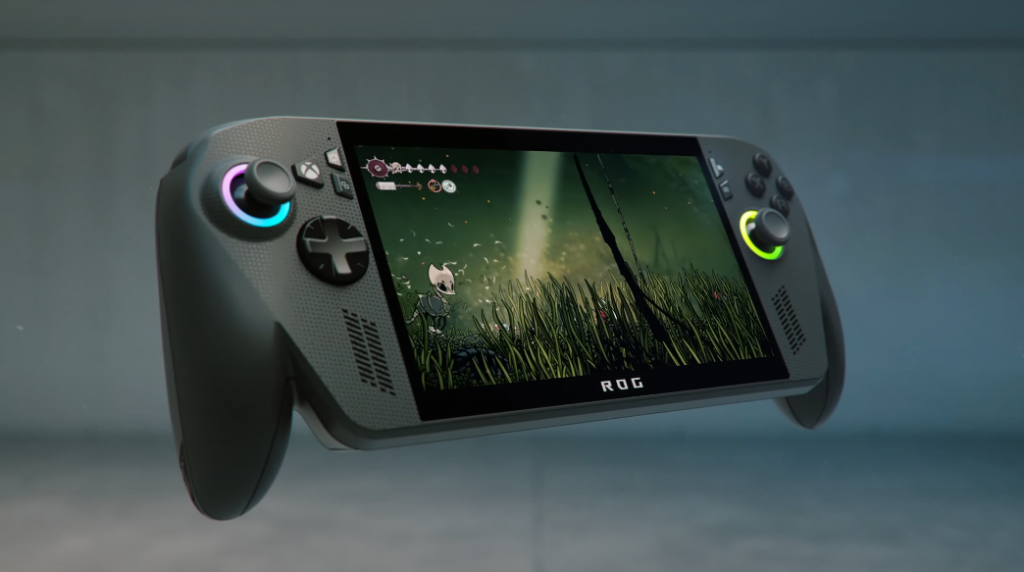 Captura del canal de Youtube Xbox, la ROG xbox Allye X