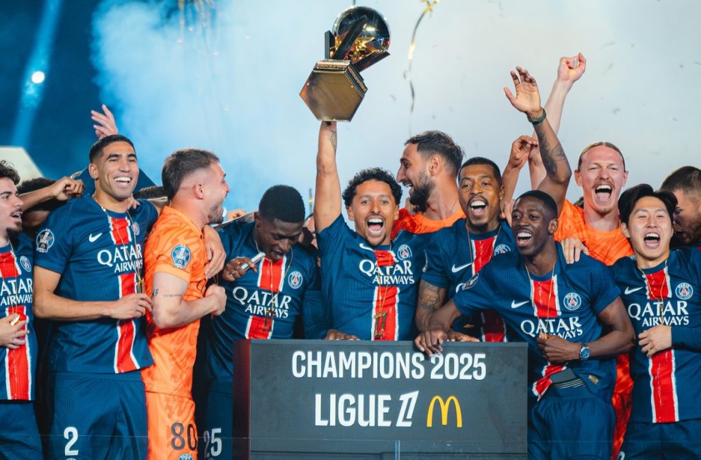 El PSG se corono campeón muy temprano en la temporada... lo esperado