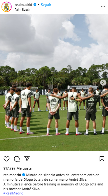 Varios equipos incluido el Real Madrid han mostrado su respeto