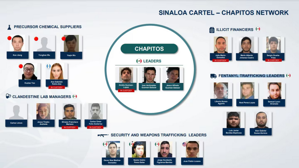 Estructura de los "Chapitos" que continuan como rama del Cartel de Sinaloa