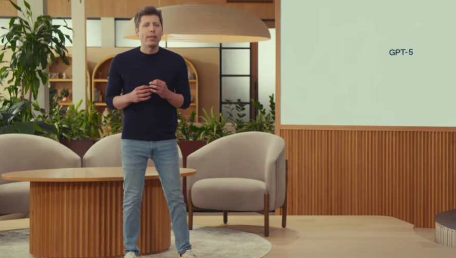 Sam Altman presentando GPT-5