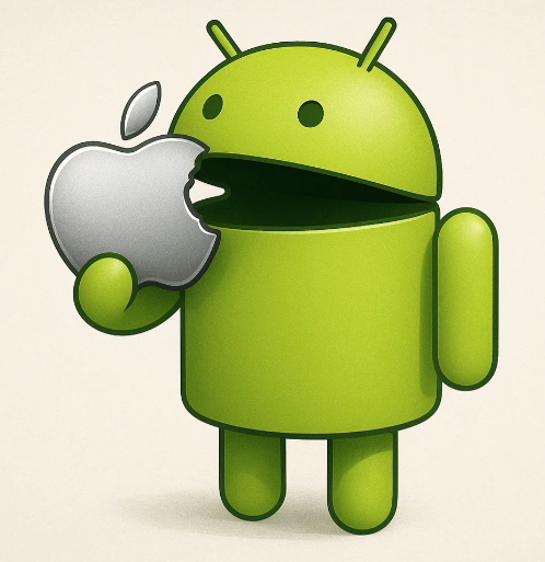 La capacidad abierta de Android le hizo ganar mercado muy rapidamente
